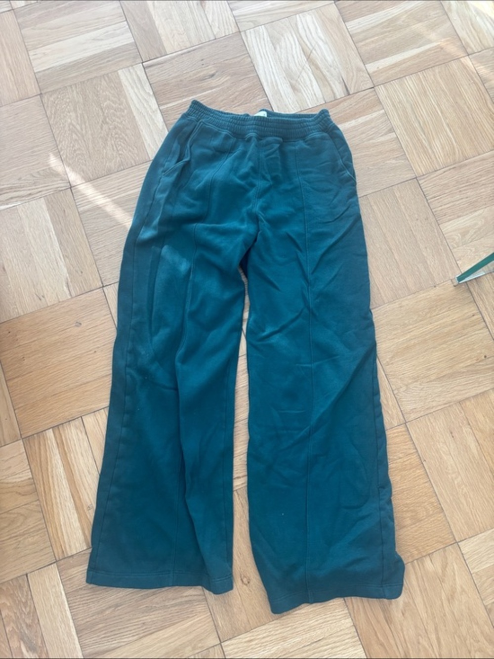 Abercrombie & Fitch dark Teal Fleece-Lined Sweatpants